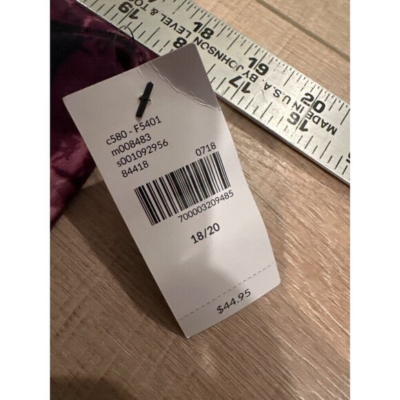 Lane Bryant Womens Tie-Dye Leggings With Lattice Hem Size 18/20 Pink/Black New - Picture 5 of 7